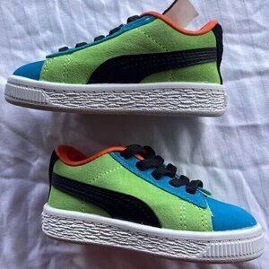 Puma Suede Water Fight Slip On Blue Sneakers Casual Shoes 38935302 Sz 5 Months
